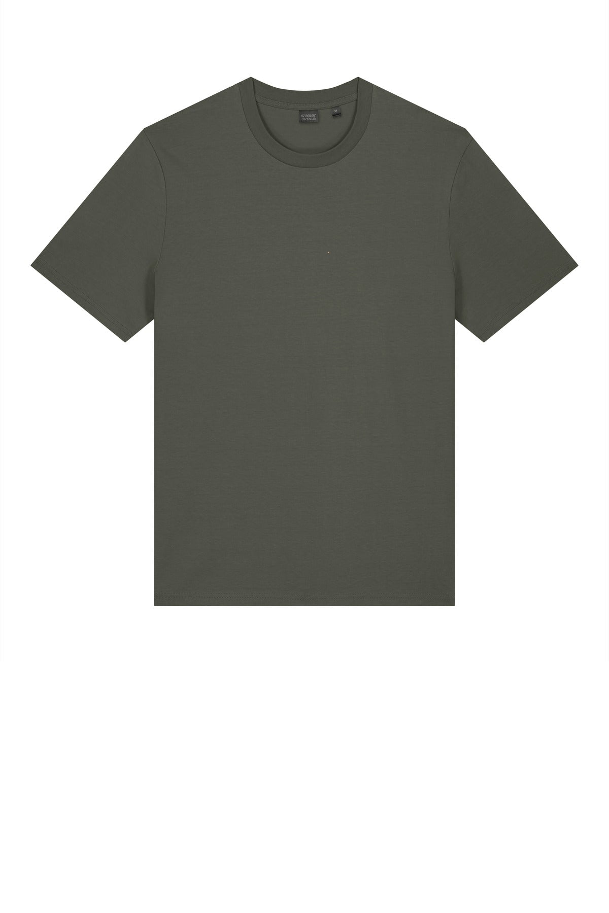 Front View of KhakiGreen Stanley/Stella Unisex Creator 2.0 Tee SXU001