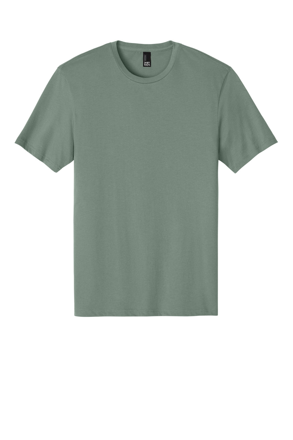 Front View of LaurelGrn District Perfect Weight Tee. DT104
