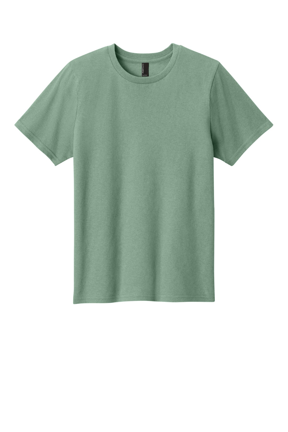 Front View of LaurelGrn Port & Co Youth Easy Cotton Tee PC43Y