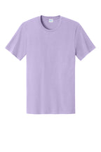 Front View of Lavender Port & Co Easy Cotton Tee PC43
