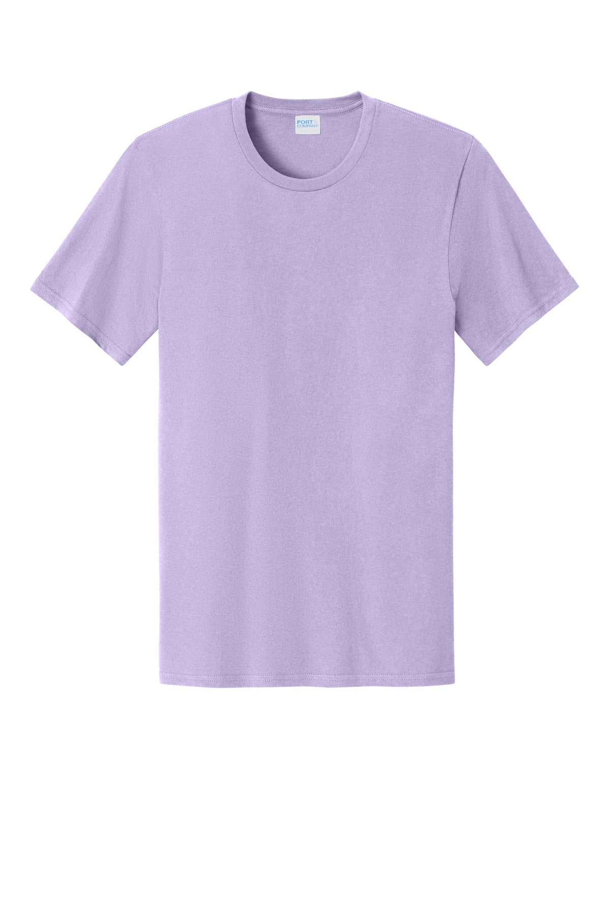 Front View of Lavender Port & Co Easy Cotton Tee PC43