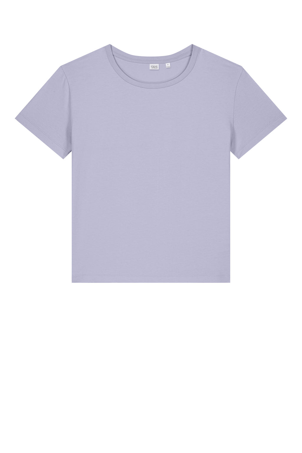 Front View of Lavender Stanley/Stella Women's Stella Serena Scoop Neck Tee SXW008