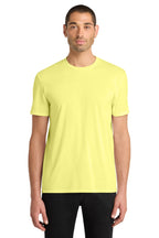 Front View of Lemon Yellow District Very Important Tee . DT6000