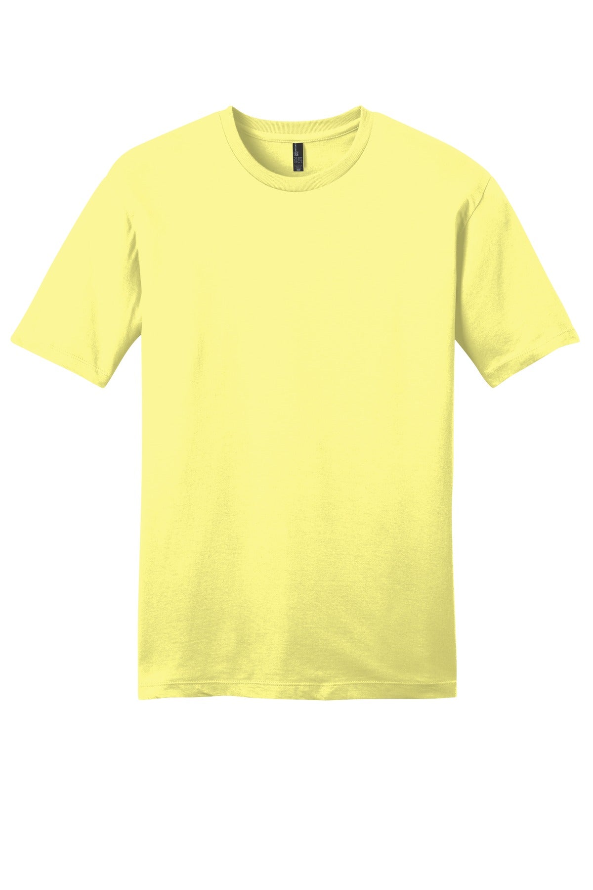 Front View of Lemon Yellow District Very Important Tee . DT6000