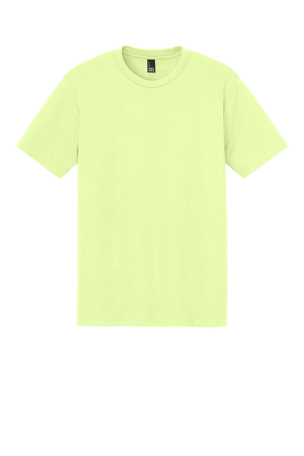 Front View of Lemongrass District Perfect Tri Tee. DM130