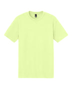 Front View of Lemongrass District Perfect Tri Tee. DM130