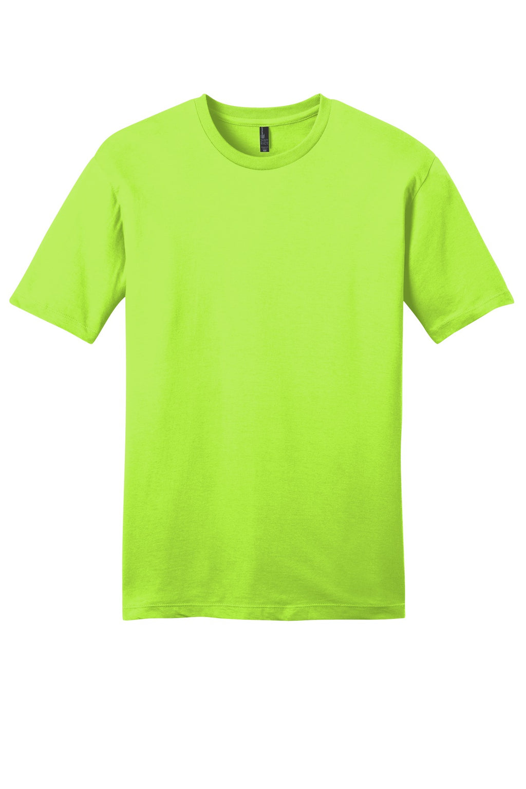 Front View of Lime Shock District Very Important Tee . DT6000