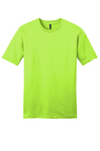 Front View of Lime Shock District Very Important Tee . DT6000