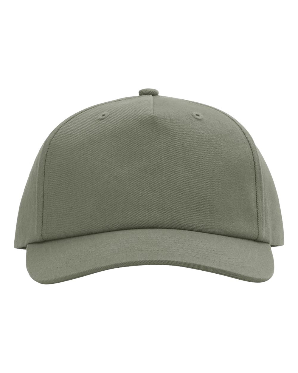 Front View of Loden Green Five-Panel Gramps Cap - 356