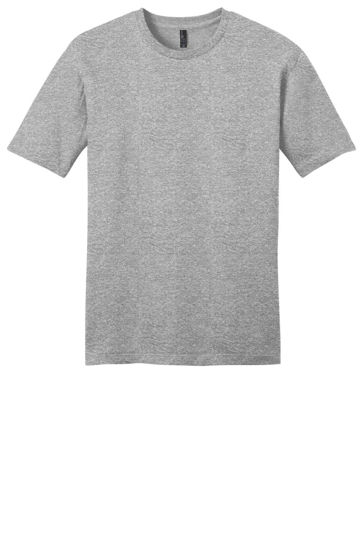 Front View of Lt Hthr Grey District Very Important Tee . DT6000