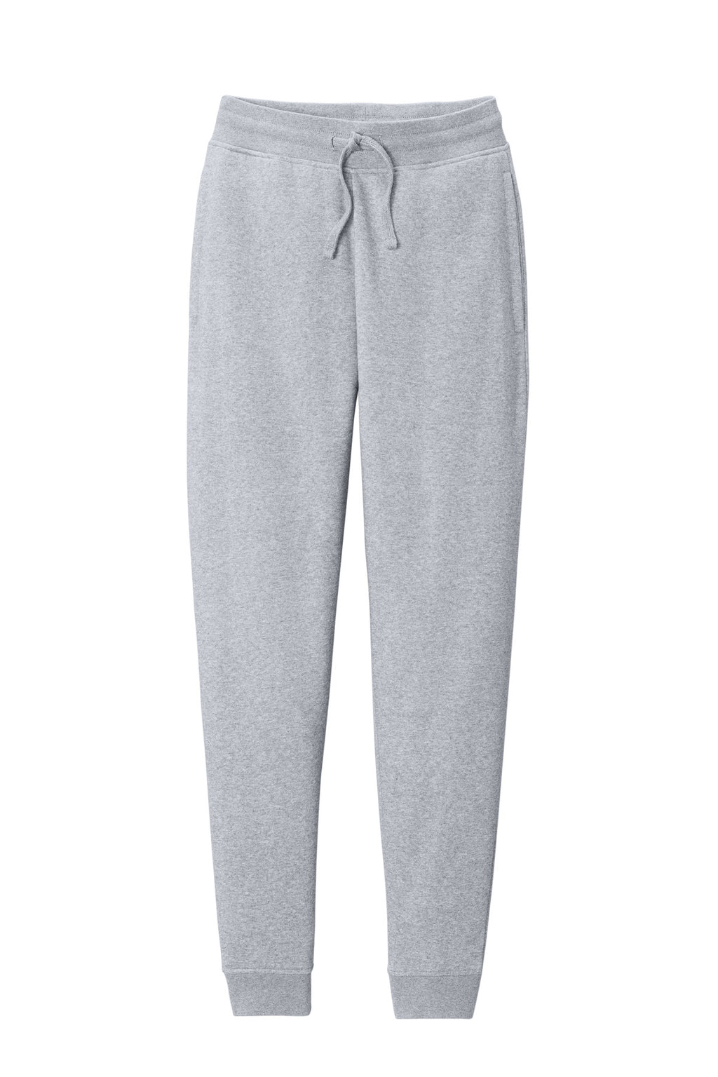 Front View of Lt Hthr Grey District V.I.T. Fleece Jogger DT6107