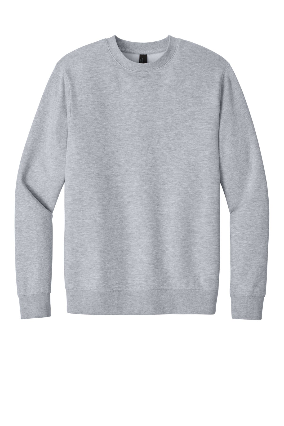 Front View of LtHtGry District V.I.T. Fleece Crew DT6104