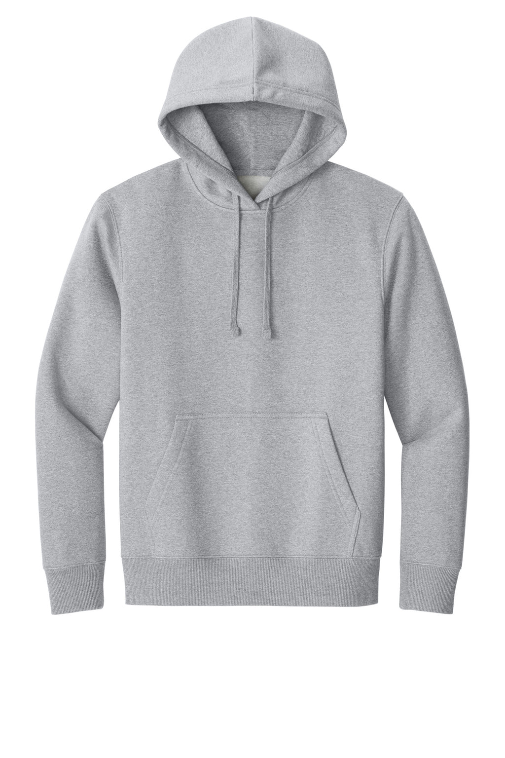 Front View of LtHtGry District V.I.T. Super Heavyweight Fleece Hoodie DT6600