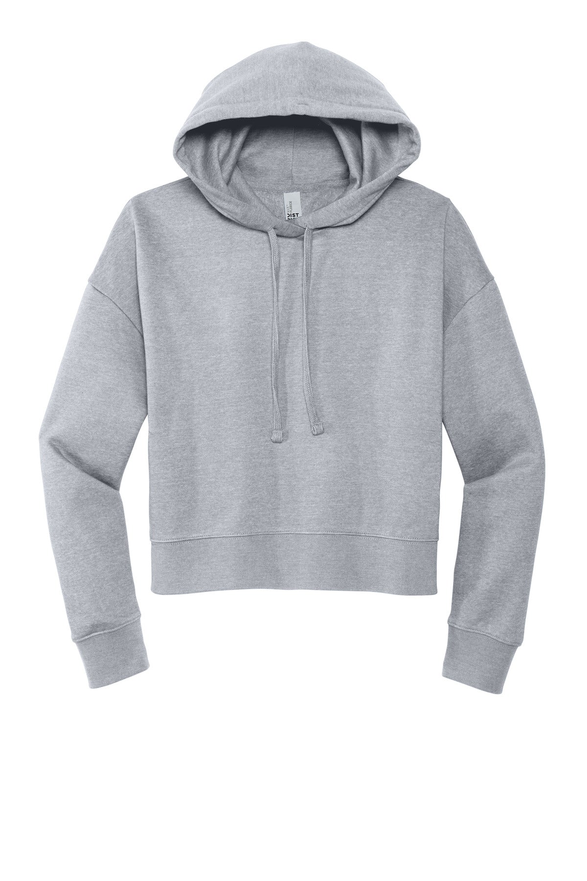 Front View of LtHtGry District Women's V.I.T. Fleece Hoodie DT6101