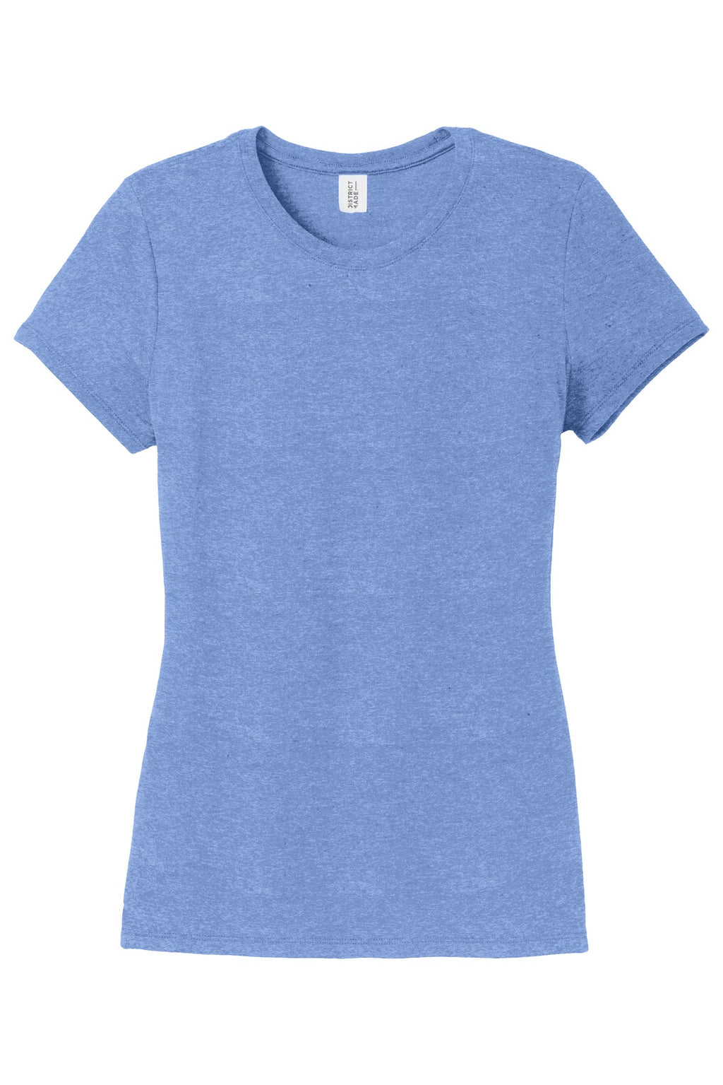 Front View of Maritime Frost District Women's Perfect Tri Tee. DM130L