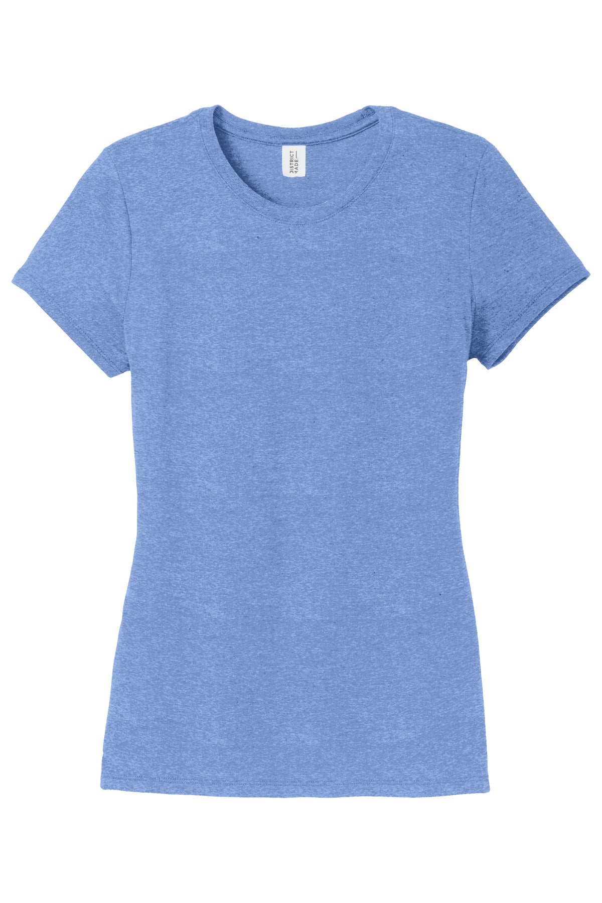 Front View of Maritime Frost District Women's Perfect Tri Tee. DM130L