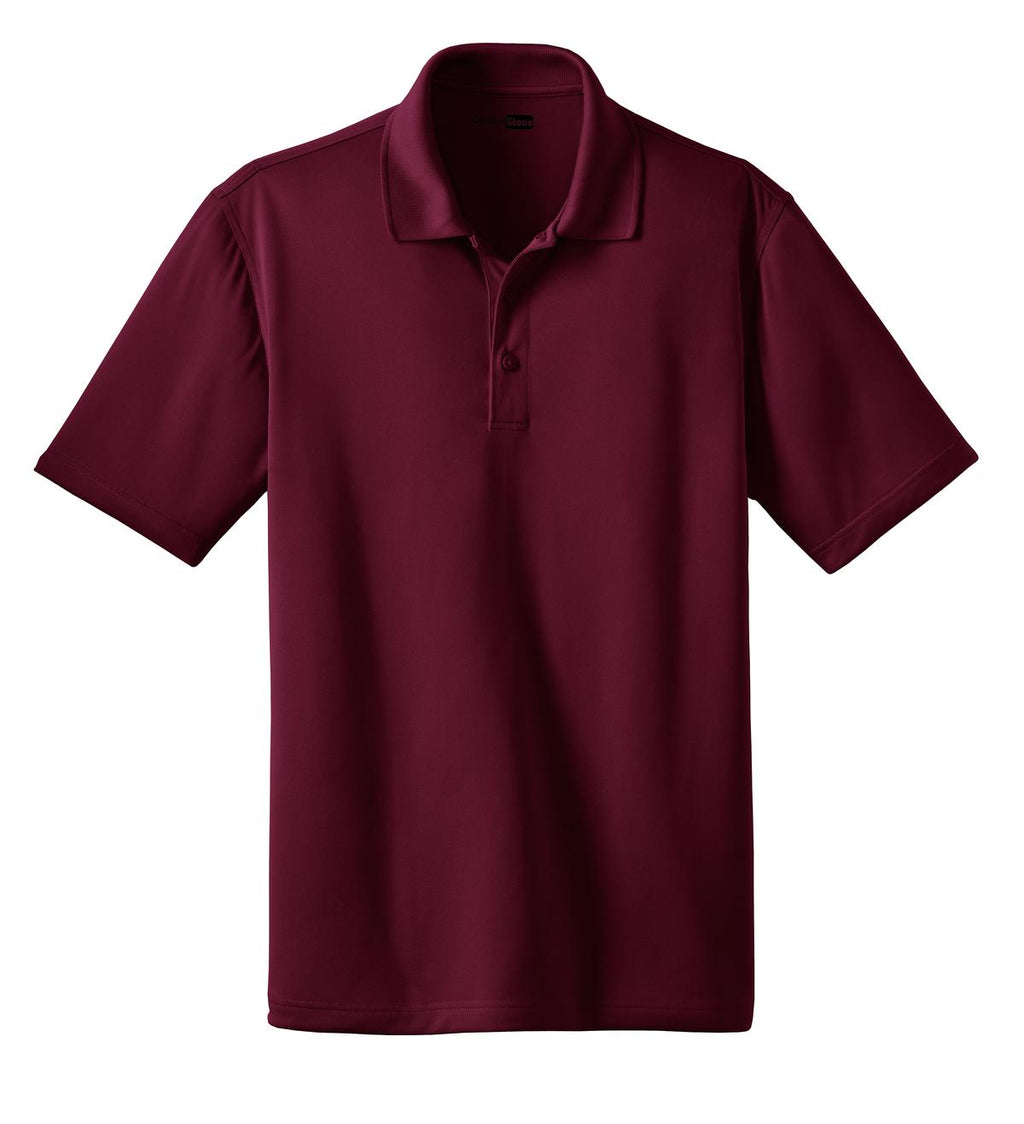 Front View of Maroon CornerStone - Select Snag-Proof Polo. CS412