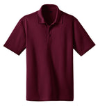 Front View of Maroon CornerStone - Select Snag-Proof Polo. CS412