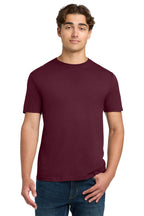 Front View of Maroon Gildan Softstyle T-Shirt. 64000