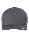 Front View of Melange Dark Grey Unipanel™ Melange Cap - 5577UP