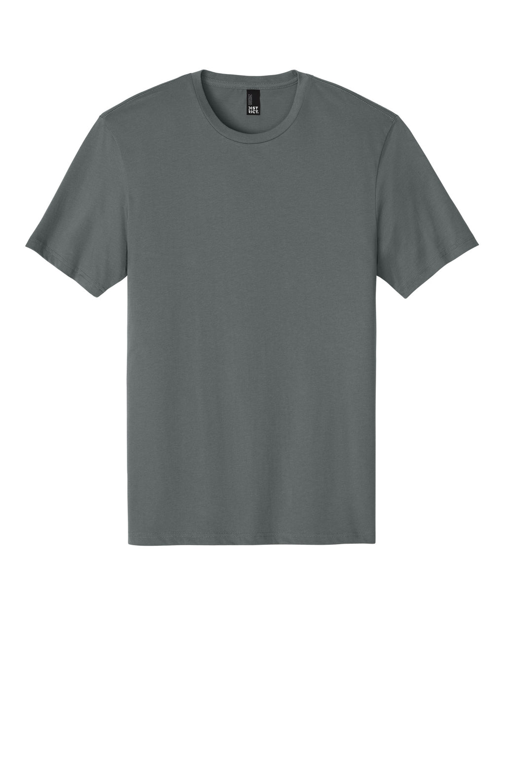 Front View of MetalGrey District Perfect Weight Tee. DT104