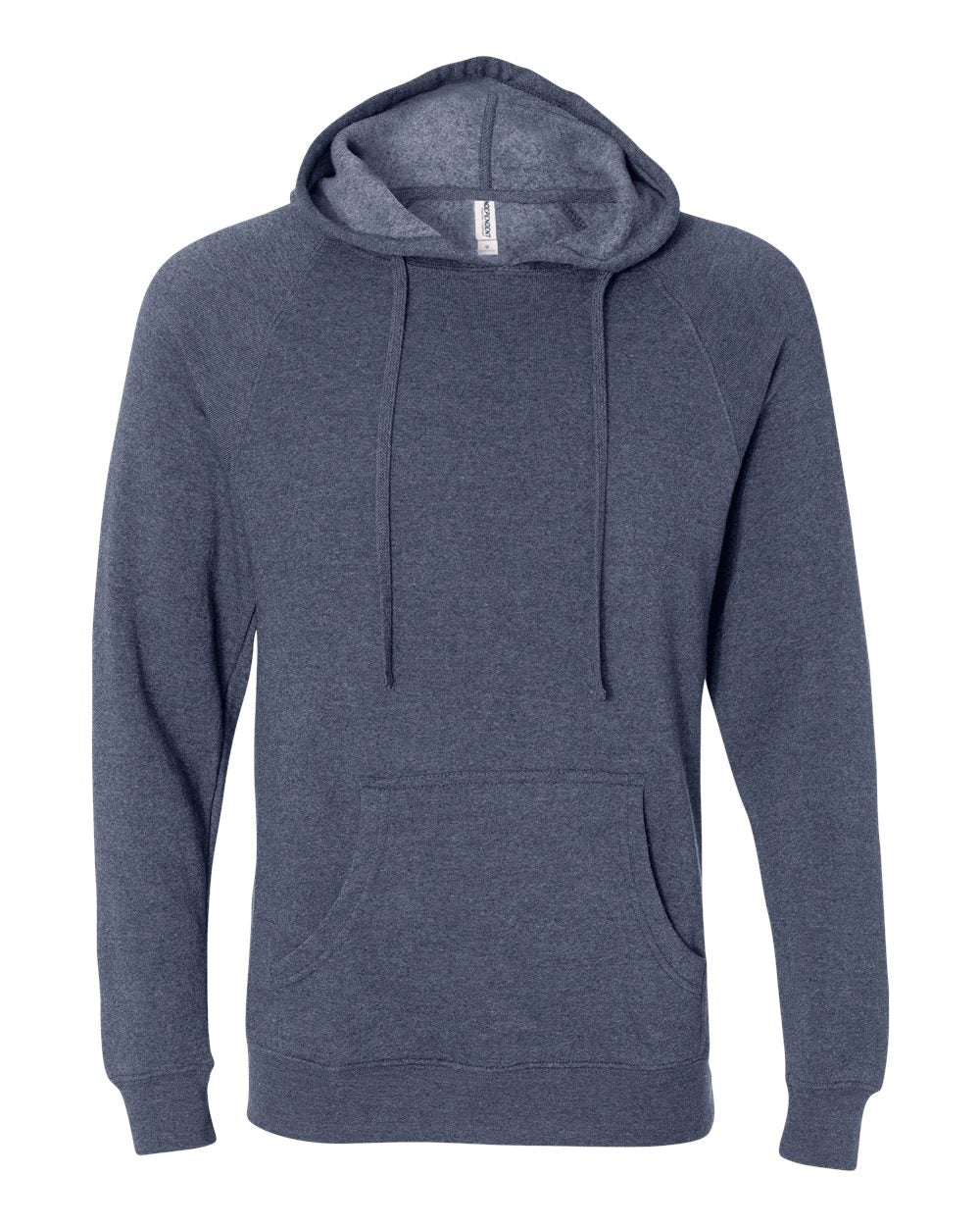 Front View of Midnight Navy Special Blend Raglan Hooded Sweatshirt - PRM33SBP