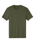 Front View of MilGreen District Perfect Weight Tee. DT104