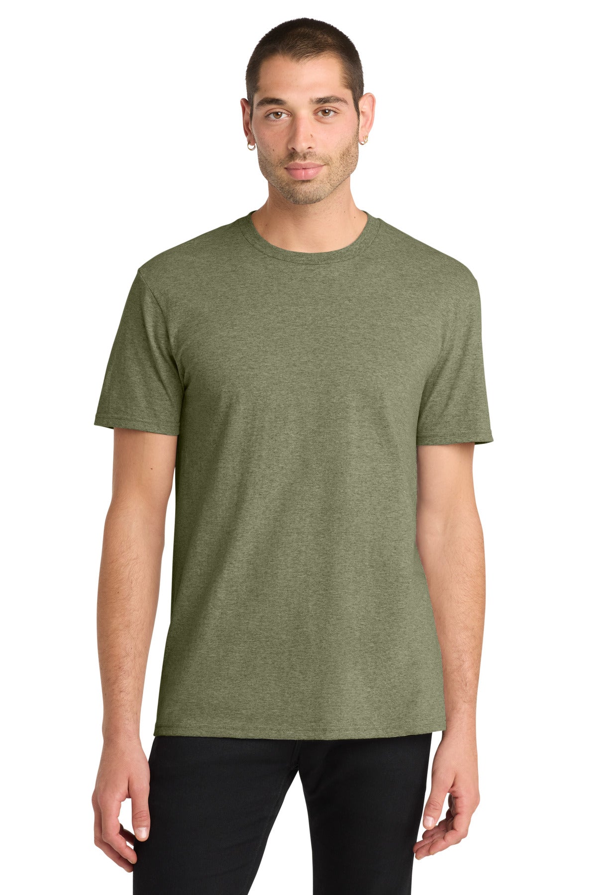Front View of MilGrnFst District The Concert Tee DT5000