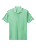 Front View of Mint Nike Dri-FIT Micro Pique 2.0 Polo NKDC1963