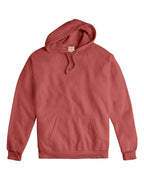 Front View of Nantucket Red Garment-Dyed Hooded Sweatshirt - GDH450