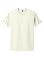 Front View of Natural Next Level Apparel Adult Cotton Tee. NL3600