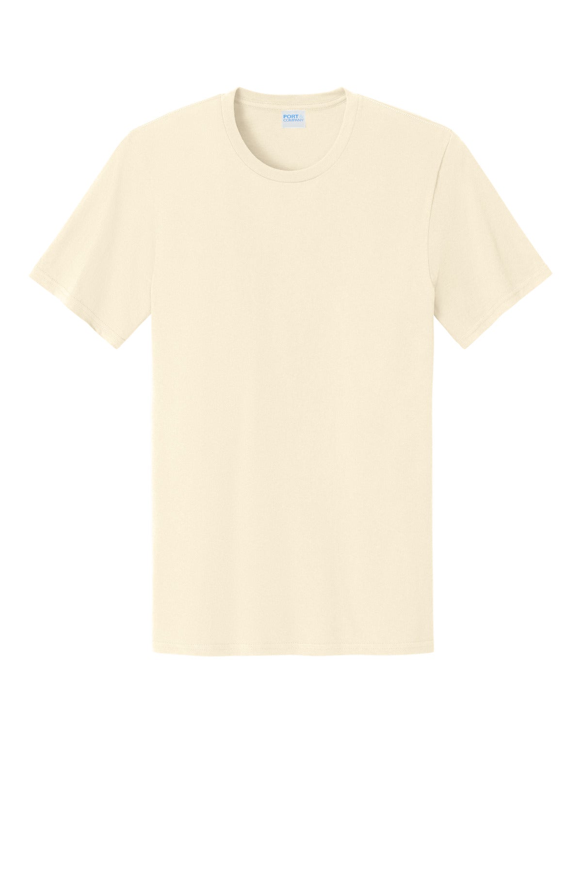 Front View of Natural Port & Co Easy Cotton Tee PC43