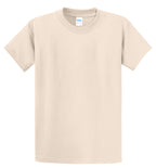 Front View of Natural Port & Co Essential Tee. PC61