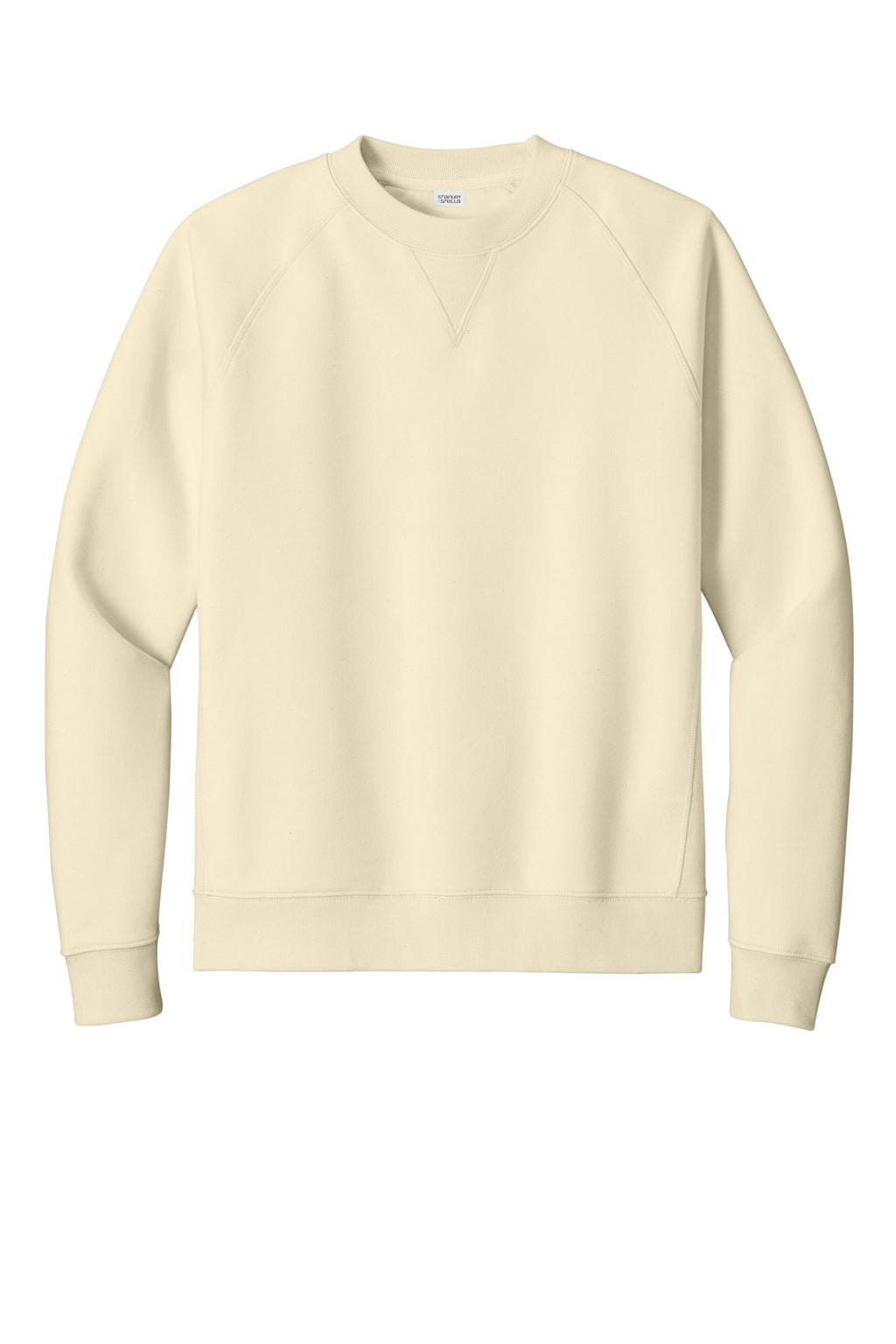 Front View of NaturalRaw Stanley/Stella Unisex Knoxer Crewneck Sweatshirt SXU026