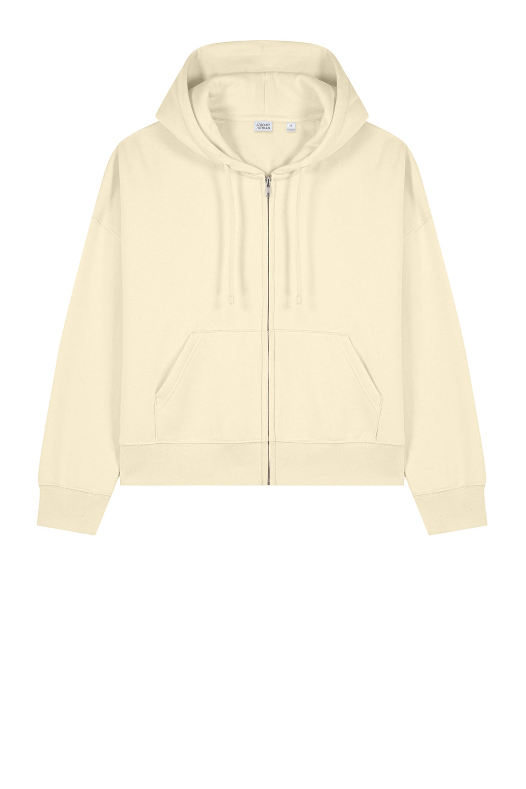 Front View of NaturalRaw Stanley/Stella Women's Stella Ida Full-Zip Hooded Sweatshirt SXW037