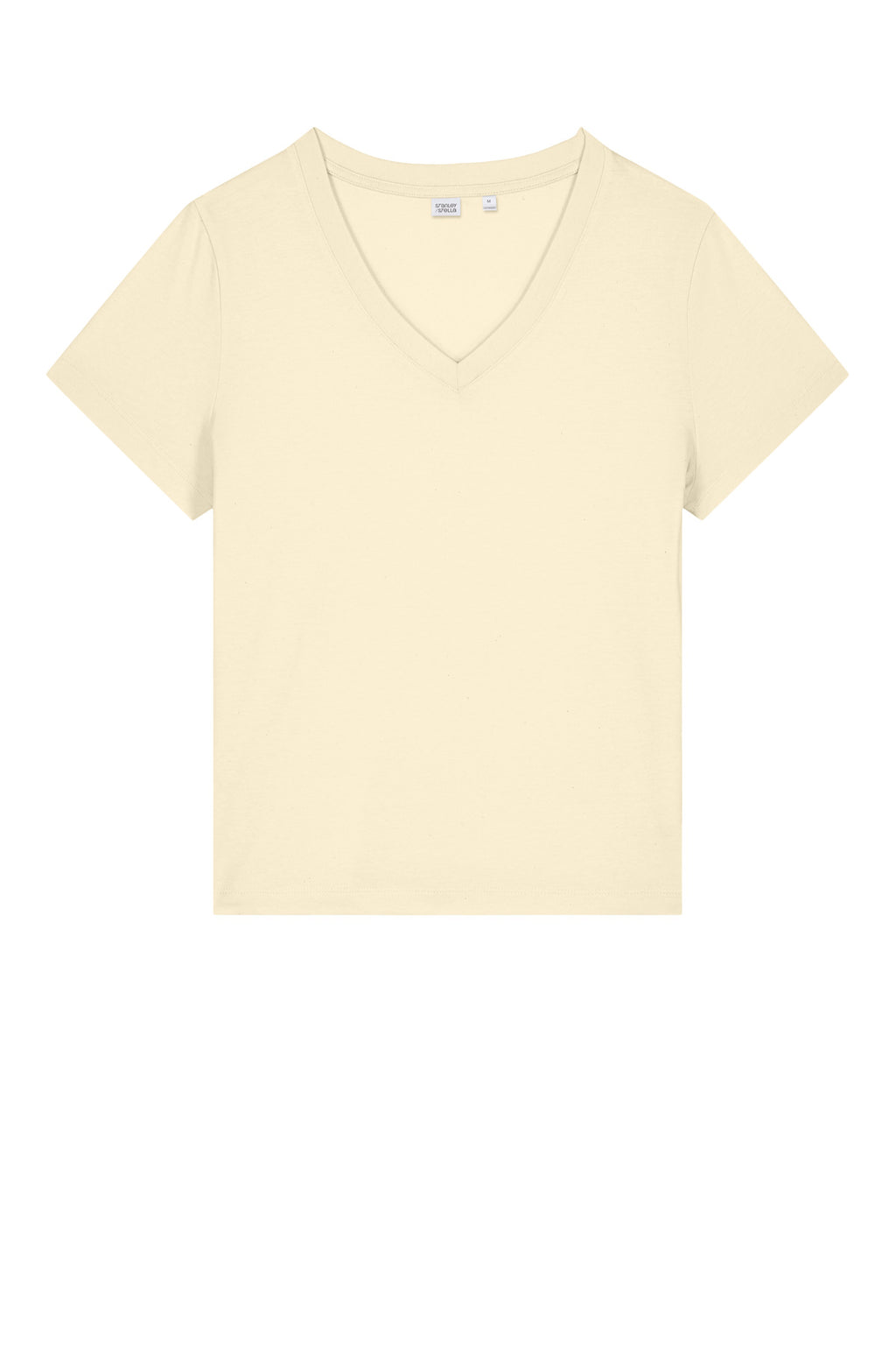 Front View of NaturalRaw Stanley/Stella Women's Stella Isla V-Neck Tee SXW032