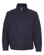 Front View of Navy Maverick Boulder Cloth™ Jacket with Blanket Lining - 5028