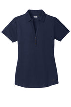 Front View of Navy OGIO Women's Onyx Polo. LOG126