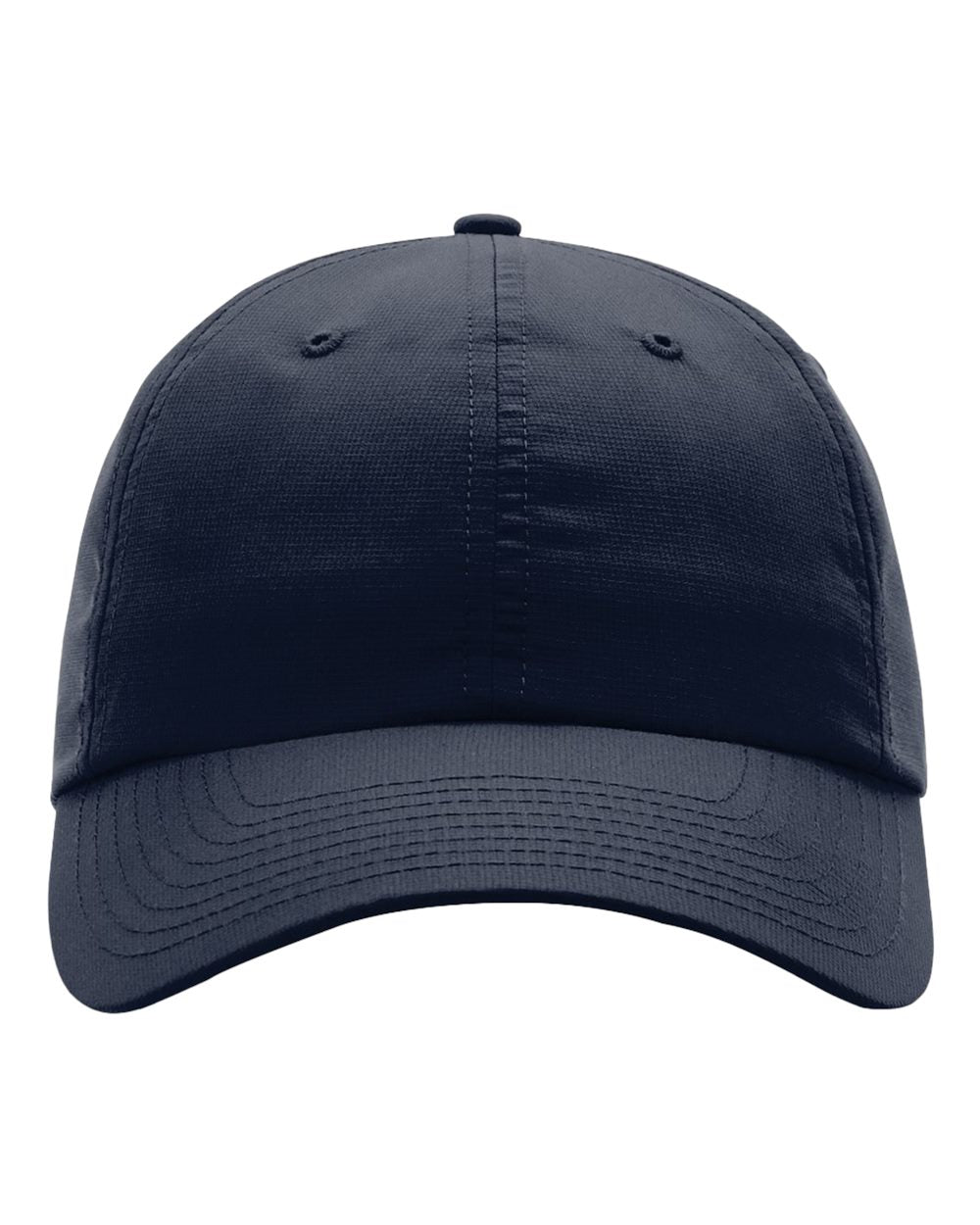 Front View of Navy Relaxed Performance Lite Cap - 220