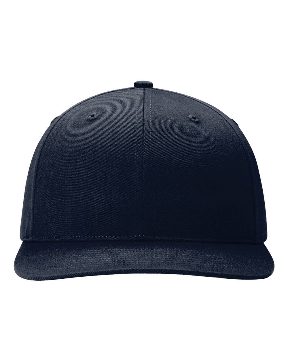 Front View of Navy Twill Back Trucker Cap - 312