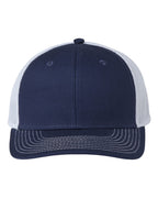 Front View of Navy/ White Everyday Trucker Cap - GB452E