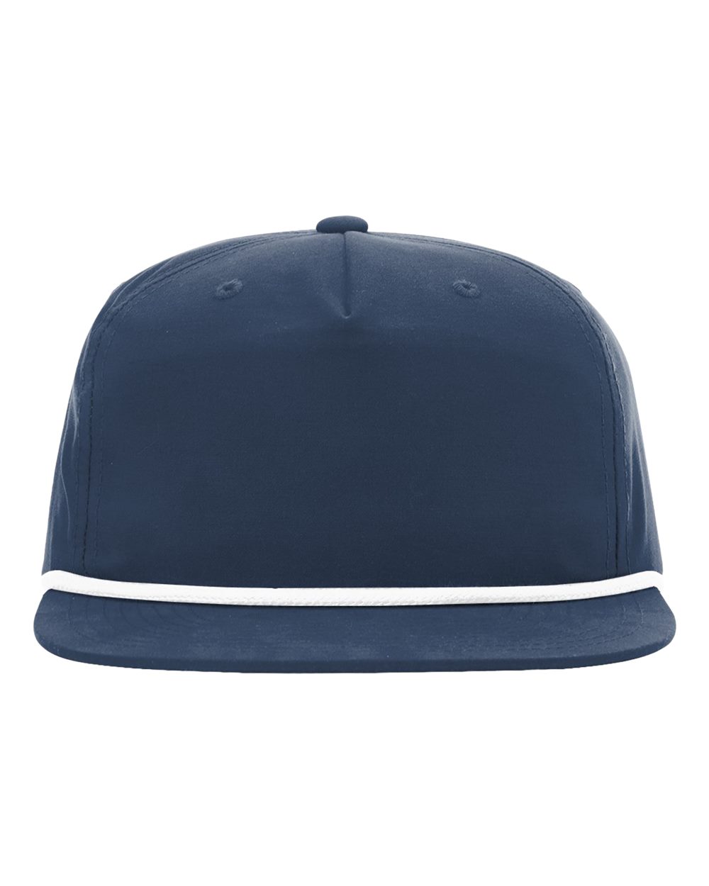 Front View of Navy/ White Umpqua Snapback Cap - 256