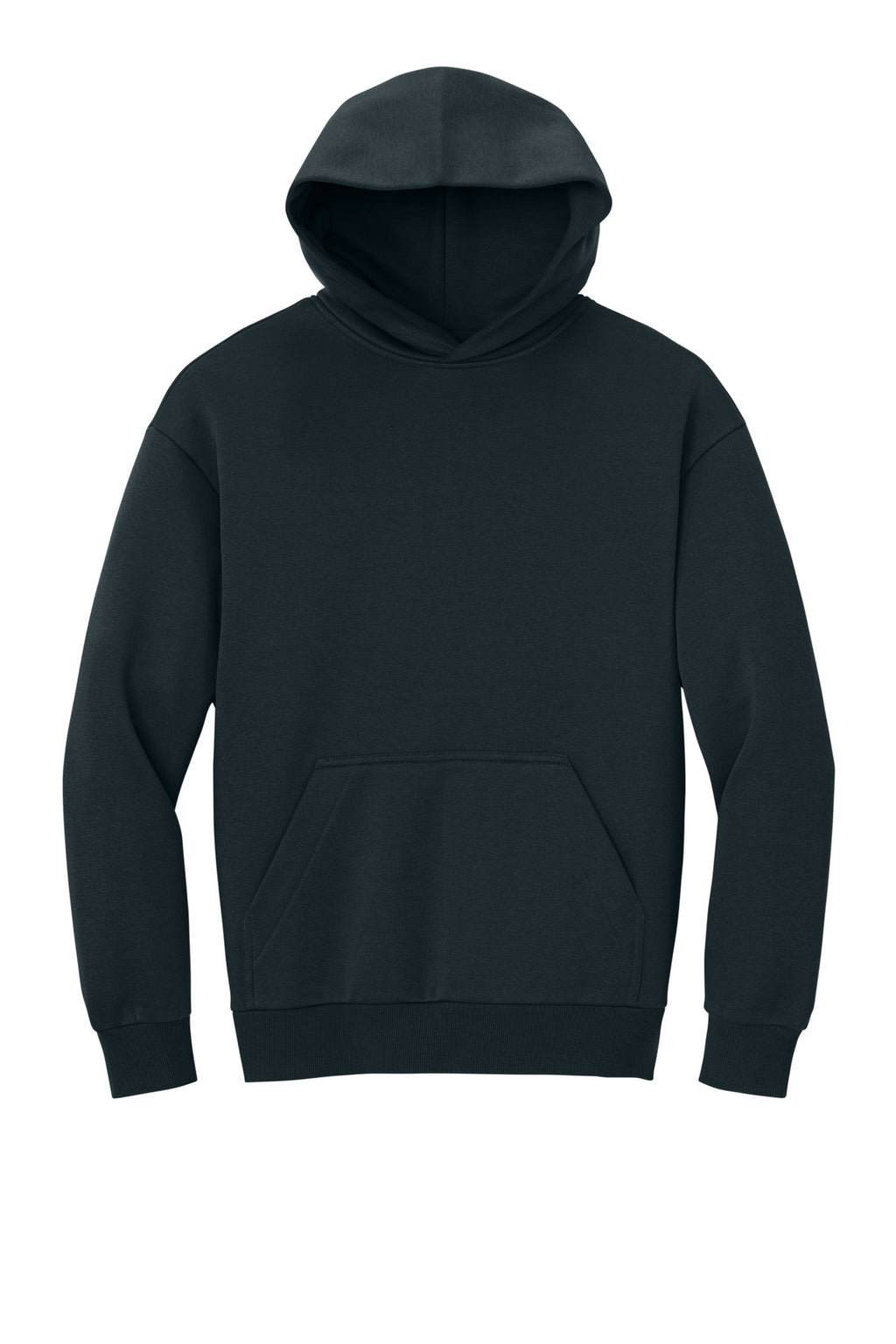 Front View of NavyBlue District V.I.T. Heavyweight Fleece Hoodie DT6150