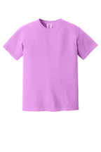 Front View of NeonVio COMFORT COLORS Heavyweight Ring Spun Tee. 1717