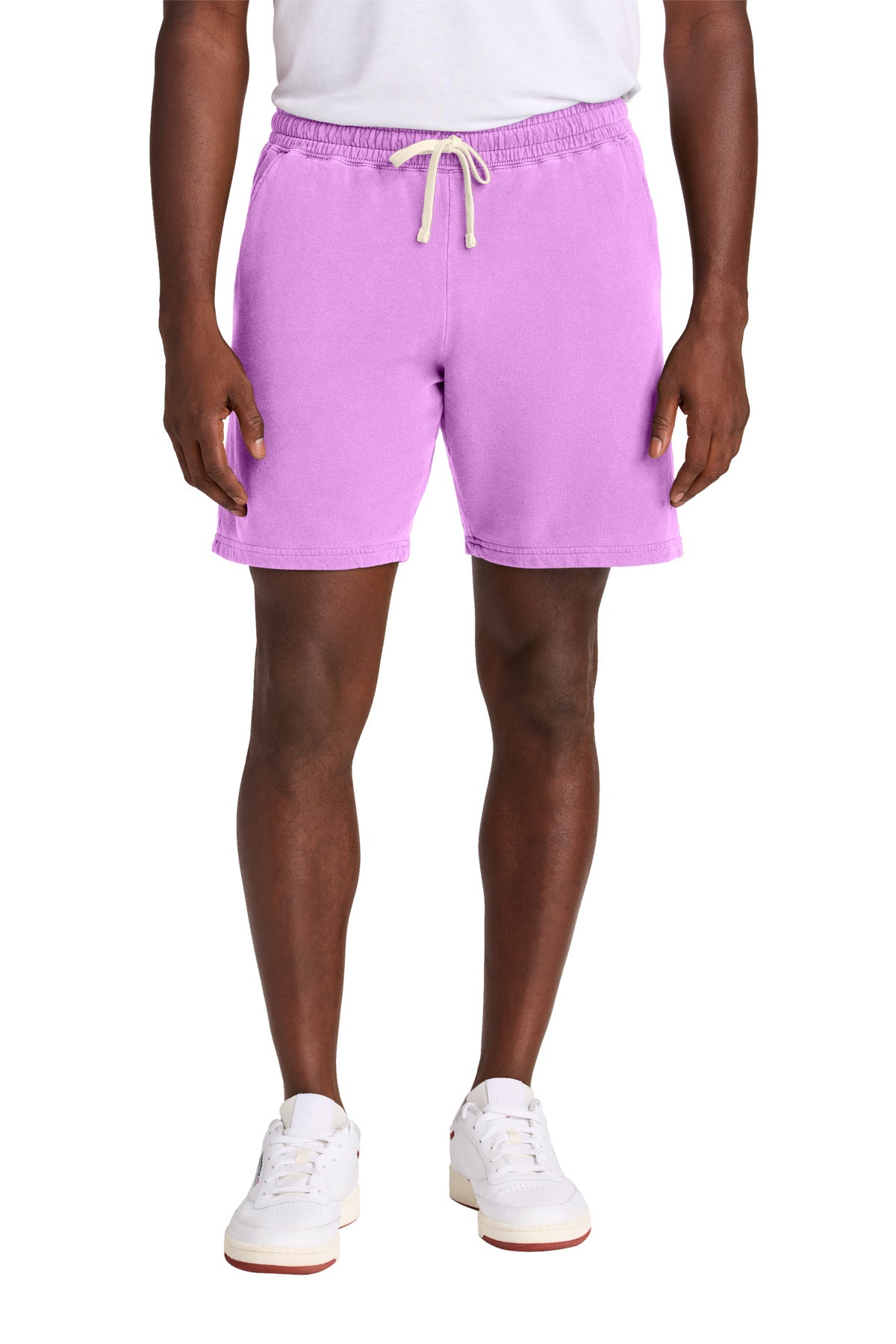 Front View of NeonVio Comfort Colors Lightweight Sweatshort 1468