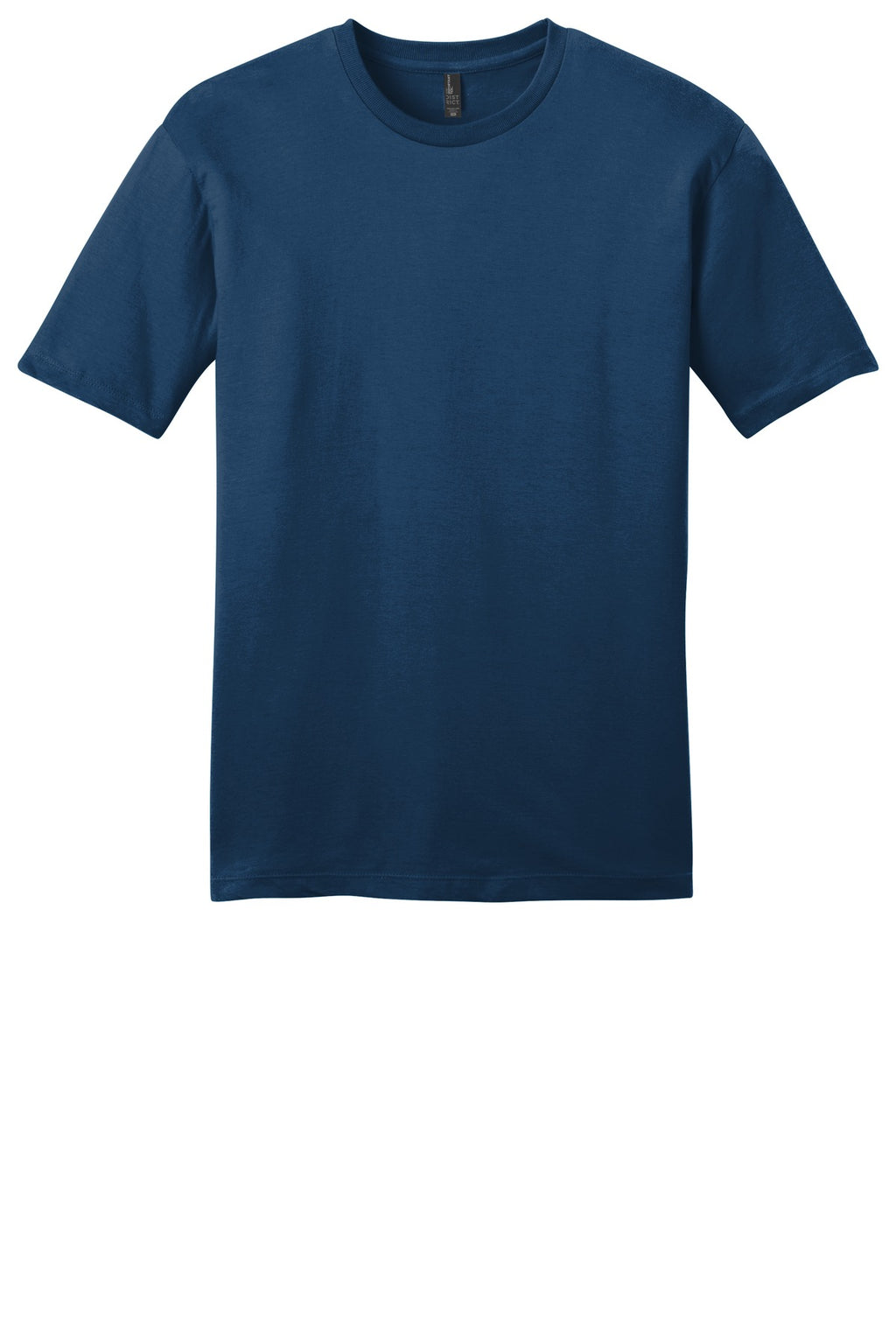 Front View of Neptune Blue District Very Important Tee . DT6000