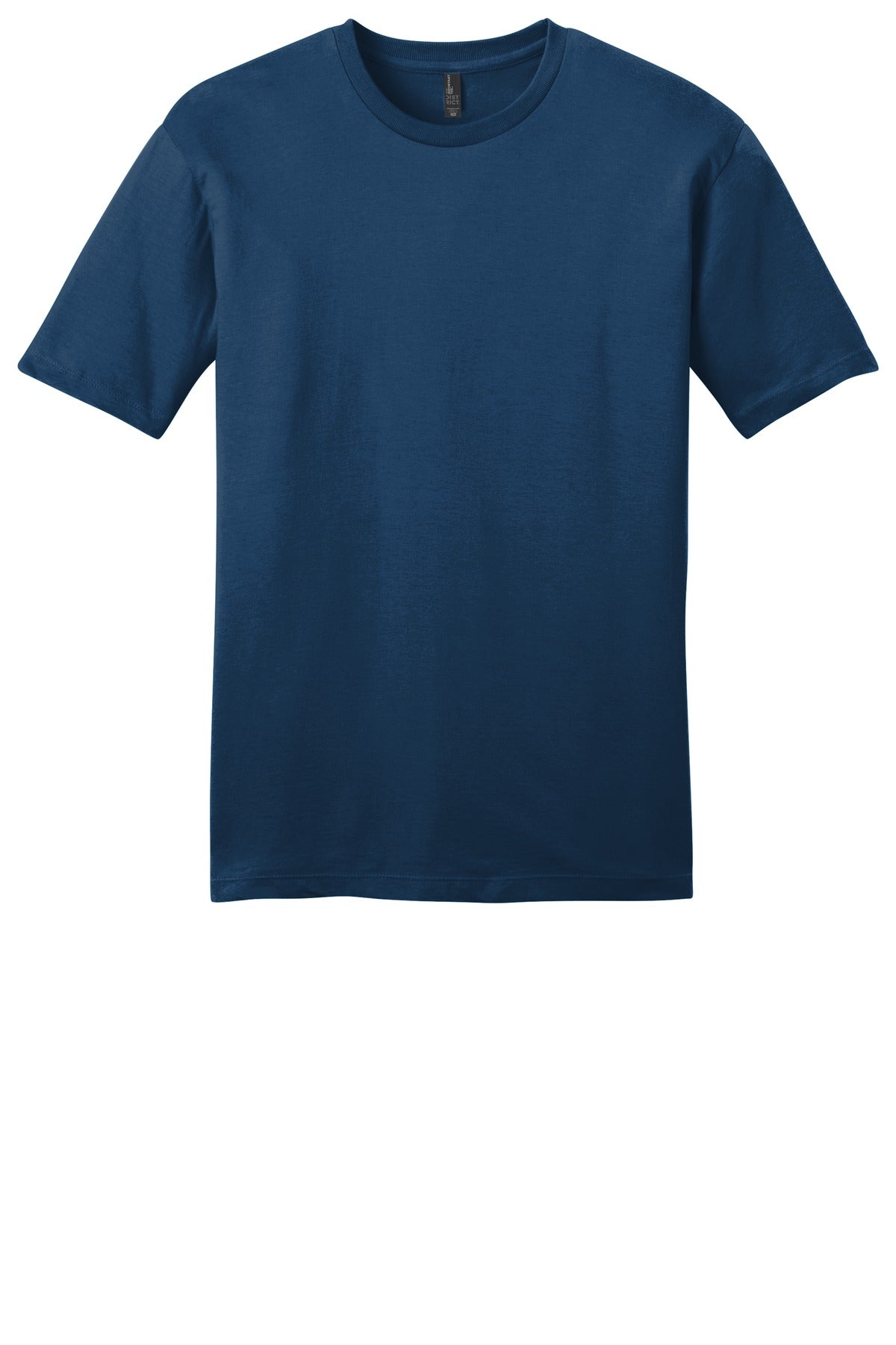 Front View of Neptune Blue District Very Important Tee . DT6000