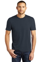 Front View of New Navy District Perfect Tri Tee. DM130