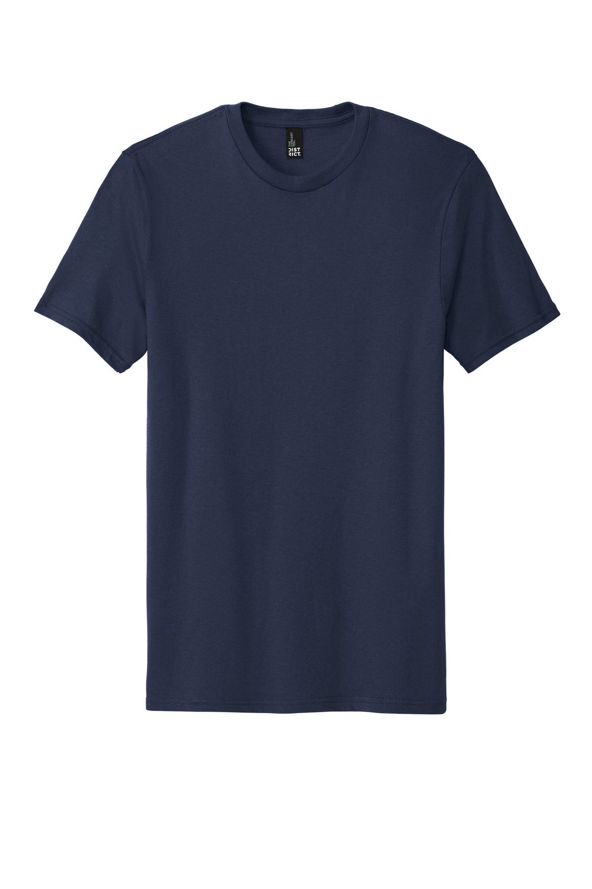 Front View of New Navy District The Concert Tee DT5000