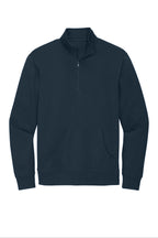 Front View of New Navy District V.I.T. Fleece 1/4-Zip DT6106